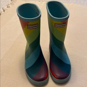 Hunter Multicolor Striped Rain Boots